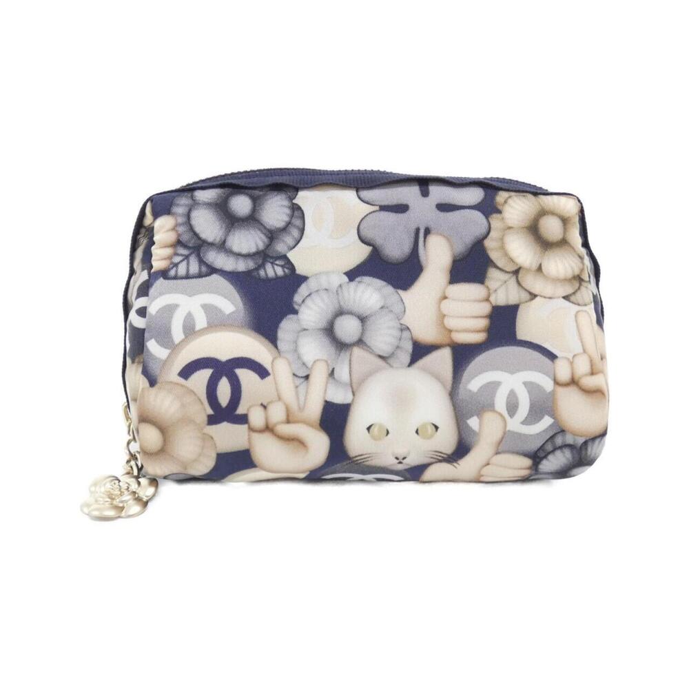 CHANEL Blue Pouch